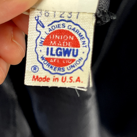 Vintage Mary Ann Restivo Kimono Duster Womens Large Black Tassel Union Made NWT - Picture 9 of 16